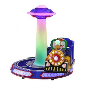 Nouvelle Machine de Jeu d'Arcade Rotative à Monnayeur pour Enfants de Plus de 3 Ans, Thème Train Interstellaire, Voiture Rotative, pour Usage en Salle, Monoplace - Product Image 2