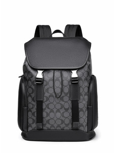 Mochila de Viaje Informal de Gran Capacidad de 20-35L, de Cuero Unisex, Impermeable, para Negocios, para Computadora, de Poliéster - Product Image 6