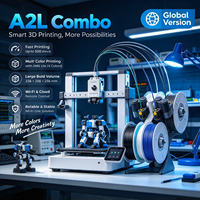Imprimante FDM A2L en bambou débloquée globalement, version UE/Royaume-Uni, vente en gros d'usine, connexion Wi-Fi pour smartphone, pour modélisme artistique