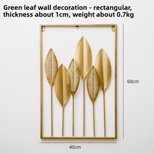 Escultura de pared de lujo de Metal dorado minimalista moderno de una sola línea Art Deco decoración del hogar colgante corte láser arte sala de estar dormitorio - Product Image 5