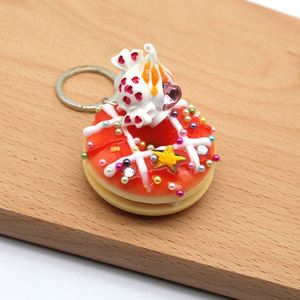 Porte-clés en acrylique en forme de donuts mignons, idéal pour les étudiants et les couples, parfait pour les cadeaux en gros. - Product Image 6