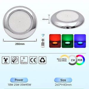 Draadloze <span class=keywords><strong>LED</strong></span> zwembadverlichting - IP68 waterdichte onderwaterverlichting voor zwembaden - Product Image 3