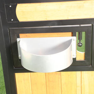 Портативный конюшен для лошадей оцинкованный конюшня с новой крышей и подержанным состоянием - Product Image 4