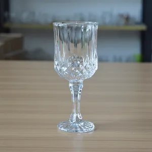 고품질 레트로 다이아몬드 새겨진 와인 유리 컵 와인/브랜디/샴페인