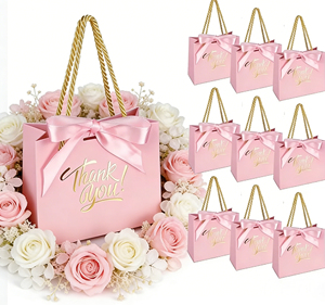 Bolsas de Papel Kraft Reciclables al por Mayor en Stock, Bolsas de Regalo, Bolsas de Compras, Bolsas para Empacar Lápices Labiales, Joyería y Galletas - Product Image 2
