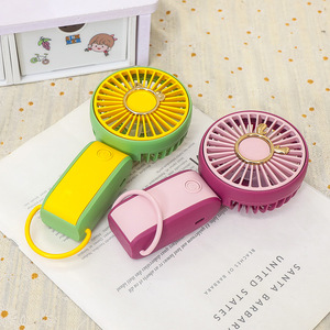 Portable Rechargeable Handheld Fan With Clip Foldable <b>Battery</b> <b>Operated</b> 5W DC Motor For Outdoor Indoor Use - Product Image 3