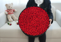 Cadeau de festival, roses immortelles, décoration de mariage, rose éternelle, bouquet de fleurs fraîches conservées, boîte de fleurs et de plantes