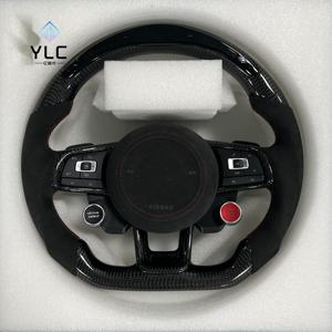 Volante Clásico Vintage en Color Blanco Marfil y Negro para <span class=keywords><strong>Volkswagen</strong></span> VW Bug Beetle <span class=keywords><strong>1966</strong></span> 1969, Volante con Diseño de Rayos Banjo - Product Image 3