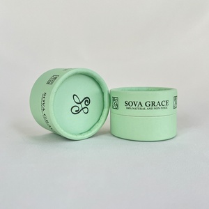 Caja de Cilindro para Empaque de Té de Papel Kraft Personalizada Hecha a Mano, Biodegradable, Reciclable, Ecológica, Materiales Reciclados - Product Image 2