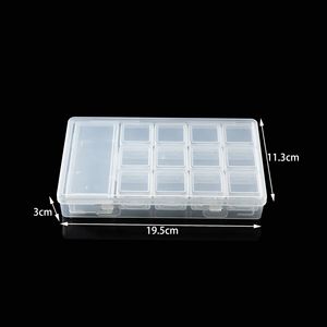Transparent Storage Box 13-Compartment With Lids For Beads Diamond Painting Nail Art Parts Jewelry Organization Rectangular - Product Image 3