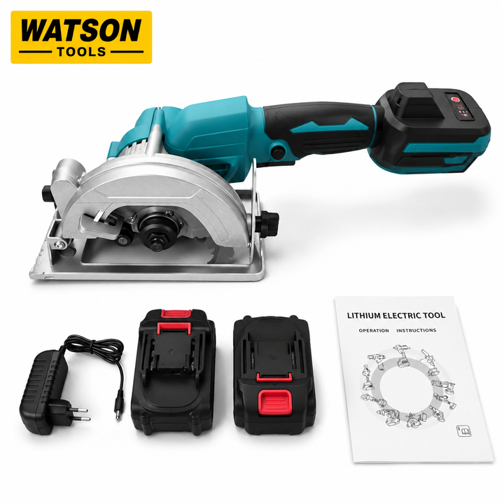 Bộ máy cưa tròn mini không dây pin Lithium để cắt gỗ và DIY