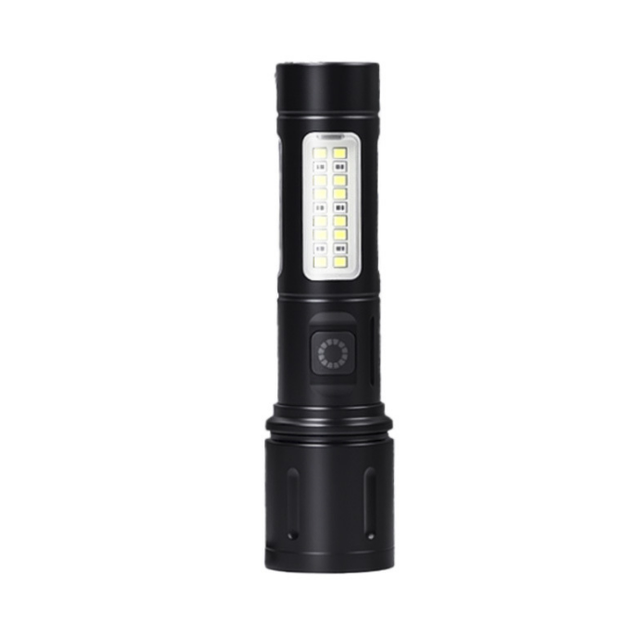 Waterproof IP65 LED Flashlight 1000 Lumens Spot Beam Rechargeable USB Charging SOS & Flashing Modes Emergency Use