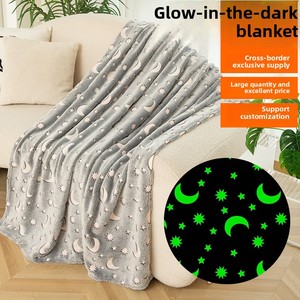 Couverture en flanelle lumineuse King Size Kidsren Cartoon Couverture de sieste de bureau tricotée pour la climatisation d'hiver en gros - Product Image 5