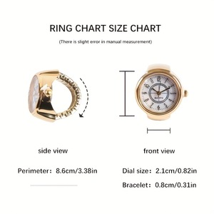 Anillo <span class=keywords><strong>Reloj</strong></span> Listo para Enviar - Gran Stock, Envío Rápido 48H, Mini Anillo <span class=keywords><strong>Reloj</strong></span> de Joyería para Suministro Inmediato - Product Image 1