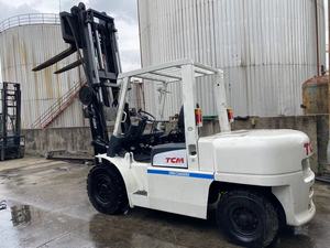 <b>Used</b> Japan Made TCM Diesel 5 Ton Counterbalance Forklift Models FD30/FD50/FD70 - Product Image 3
