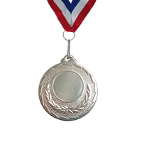 Medallas de 50 mm con Cinta, Precio Económico, Buena Calidad, Medallas Lisas Universales de Hierro para Premios, Solo 0.22 USD