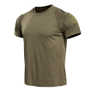 เสื้อยืดลายพราง DF25 Tactical Camo ผ้าโพลีเอสเตอร์น้ำหนักเบาพิเศษ คอกลม แขนสั้น เหมาะสำหรับใส่กลางแจ้งในฤดูร้อน ขายส่ง - Product Image 4