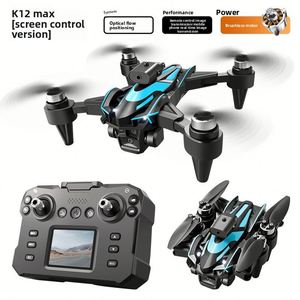 โดรน K12MAX สำหรับผู้เริ่มต้น  วัสดุพลาสติก พับเก็บได้ พร้อมรีโมทคอนโทรล  หน้าจอ LCD  ถ่ายภาพทางอากาศความคมชัดสูง  ระบบกันสั่น 6 แกน  มอเตอร์แบบไร้แปรงถ่าน - Product Image 2