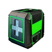 Niveau laser de construction efficace, mini-outil de nivellement automatique à faisceau vert 2 lignes avec support trépied pour les tâches de traçage