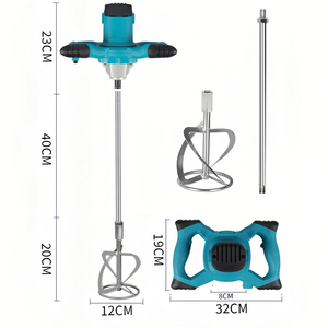 Máy trộn điện cầm tay xi măng trộn Putty bột sơn xi măng bê tông trộn công cụ - Product Image 3