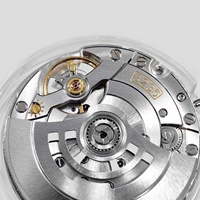 Montres Dandong VSF Super VSF 3235 à mouvement mécanique automatique, balancier bleu, sans gravure, 126610 126334