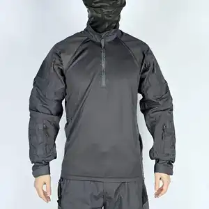 नया अग्रणी सामरिक मेंढक छलावरण पुरुष आउटडोर प्रशिक्षण पहनने प्रतिरोधी सांस लंबी आस्तीन शर्ट लड़ाकू सूट सीपी छलावरण