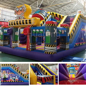 Castillo Inflable Comercial de PVC para Niños, Combinado con Tobogán, para Alquiler en Fiestas - Product Image 4