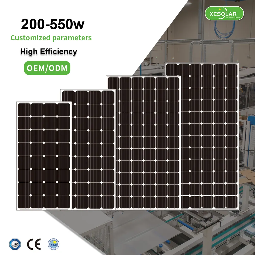 XC SOLAR 12V 48v Custom Panneau Solaire Solar Panel Polycrystalline Solar Panels 250w 150W 160W 200W 270W 150W//