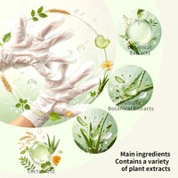 Gants hydratants en gros pour les mains, masques en feuille de collagène pour soins des ongles, traitement spa hydratant, masques pour peaux sèches, OEM, marque privée