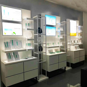 Luminaire de magasin personnalisé Parfumerie <span class=keywords><strong>Design</strong></span> d'intérieur Showroom Cosmétiques Maquillage Vitrine murale Présentoir de magasin de parfums Étagère - Product Image 6