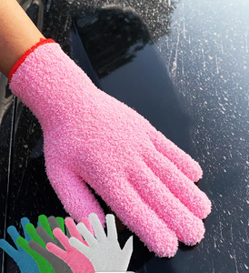 Gants en microfibre doux à vendre, réutilisables, pour le démaquillage du <span class=keywords><strong>visage</strong></span>, gants nettoyants pour le démaquillage - Product Image 6