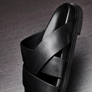 Claquettes et Sandales d'Été <span class=keywords><strong>Tendance</strong></span> pour <span class=keywords><strong>Homme</strong></span> en Cuir Véritable, Nouveau Style - Product Image 3