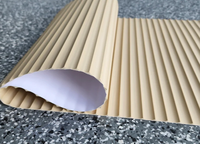 Panneaux muraux en MDF sculpté en 3D Panneau MDF flexible gaufré