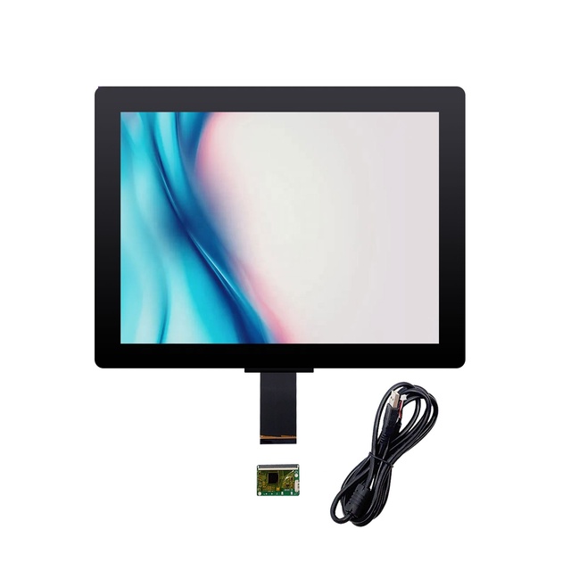 Custom Industrial Small Screen Touch Panel 15 15.4 15.6 Inch I2C Projected Pcap Multi Capacitive Touchscreen Glass Kit