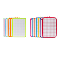 Tableau blanc effaçable à sec en mélamine A4 mini pour enfants, personnalisé pour l'écriture et le dessin