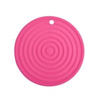 Nouveau design de tapis de table antidérapant en silicone de 18 cm, résistant aux brûlures, pour vaisselle et repas d'enfants, respectueux de l'environnement - Vente chaude