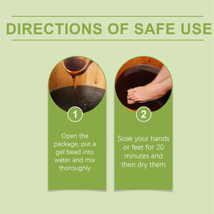 Bulan Selatan 10 buah sirkulasi darah meningkatkan kelelahan nyeri nyeri kaki Achy menenangkan perawatan tubuh kaki rendam manik-manik - Product Image 2