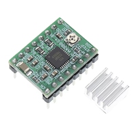 Module de pilote de moteur pas à pas Stepstick 988 DRV8825 avec dissipateur thermique pour imprimante 3D (Reprap Ramps 1.4)