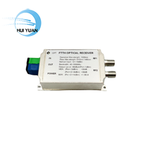 Bande passante de routeur de nœud actif 47-1008MHz récepteur de fibre optique CATV FTTH GPON WDM 1550nm IP TCP SDK POE GPRS 4G 3G GSM unique