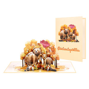 Carte pop-up 3D Joyeuse Fête des Mères avec motif <span class=keywords><strong>couronne</strong></span> et <span class=keywords><strong>fleurs</strong></span>, Cartes d'invitation pour remercier Maman, Décoration <span class=keywords><strong>de</strong></span> fête <span class=keywords><strong>de</strong></span> la Fête des Mères et cadeau - Product Image 3