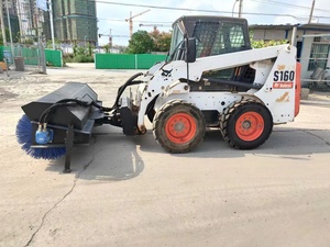 Mini-chargeuse compacte d'<span class=keywords><strong>occasion</strong></span> <span class=keywords><strong>Bobcat</strong></span> S160 de 2 tonnes, chargeuse sur pneus automatique S160 pour neige, travaux de construction, déchets, faible consommation - Product Image 5