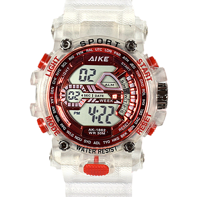 AIKE 1862  Big Screen Wristwatches Waterproof 30M Facotry Price Sport OEM Digital Watches