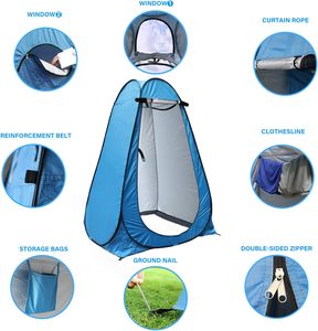 Tente <span class=keywords><strong>de</strong></span> Douche Portable Automatique Pop-up pour Extérieur, Cabine <span class=keywords><strong>de</strong></span> Change, <span class=keywords><strong>Salle</strong></span> <span class=keywords><strong>de</strong></span> <span class=keywords><strong>Bain</strong></span> Privative, Plage, Toilettes, Douche - Product Image 2