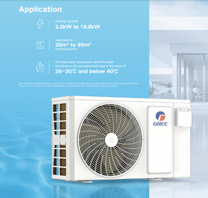 Gree FLYARM 11 <span class=keywords><strong>Pompe</strong></span> <span class=keywords><strong>à</strong></span> <span class=keywords><strong>chaleur</strong></span> de piscine électrique pour la maison et l'hôtel avec contrôle Wi-Fi - Product Image 5