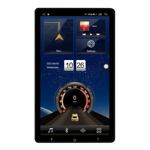 Estilo Tesla 13,3 pulgadas Android 13 Radio de coche giratorio Universal 2DIN para KIA HONDA VW FIAT TOYOTA JEEP GPS Navi multimedia ESTÉREO