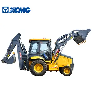 XCMG resmi geri çapa XC870K ön yükleme ve kazıcı kazıcı ile mini traktör