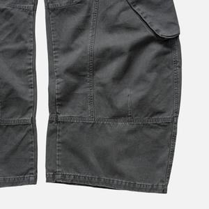 Pantalones Vaqueros Anchos de Mezclilla Gris, Corte Holgado, 100% Mezclilla, Ajuste Relajado, Jeans Utilitarios de Alta Calidad - Product Image 5