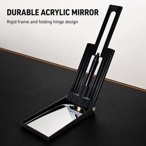 WD-MP Mini <b>Pocket</b> Foldable Inspection <b>Mirror</b> with LED Flashlight for Aviation Security Government Use - Product Image 3