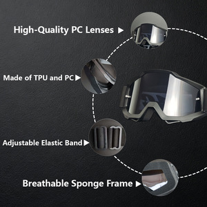 NUEVO 2026 Casco de Motocross MX de Fábrica con Gafas Intercambiables y Marco Completo para Conducción y Actividades al Aire Libre - Product Image 3