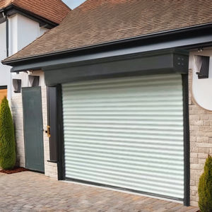 Porte de <span class=keywords><strong>garage</strong></span> extérieure à volet roulant en aluminium avec obturateur durable - Product Image 1